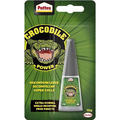 Pattex Crocodile Power Colle Instantanée, colle forte pour les