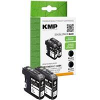 Cartouche jet d’encre KMP Compatible Brother LC-123BKP2 Noir Multipack 2 Unités