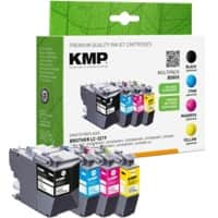 Cartouche jet d’encre KMP Compatible Brother LC-3219VALDR Noir, cyan, magenta, jaune Multipack 4 Unités