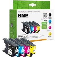 Cartouche jet d’encre KMP Compatible Brother LC1240VALBP Noir, cyan, magenta, jaune