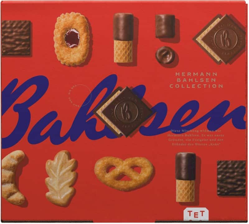 Biscuits Bahlsen Hermann Bahlsen Collection XL 227 g 8 Unités
