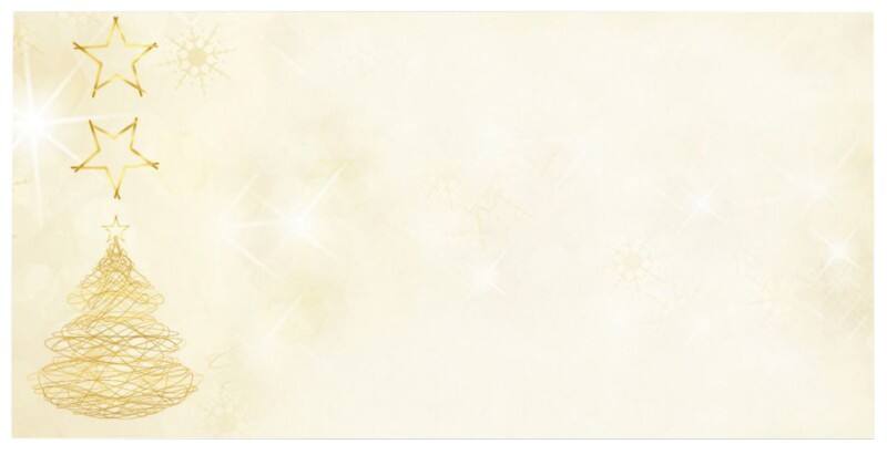 Enveloppes de Noël Sigel Graceful Christmas 90 g/m² DL Jaune 50 Unités