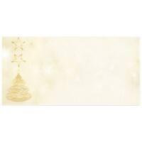 Enveloppes de Noël Sigel Graceful Christmas 90 g/m² DL Jaune 50 Unités