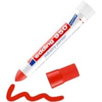 Marqueur permanent edding Industry E-950 Extra large Ogive 10 mm Rouge Non rechargeable
