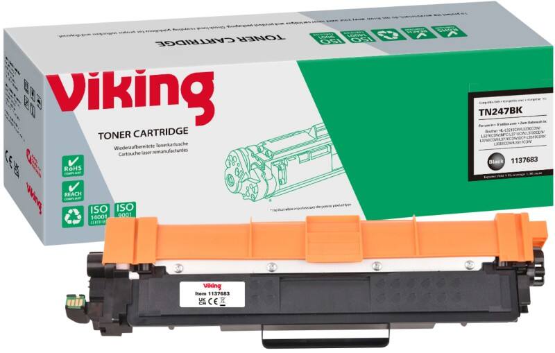 Toner Viking compatible Brother TN247BK Noir