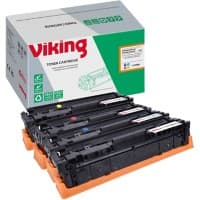 Toner Viking 203X compatible HP CF540X / 41X / 42X / 43X M254-HY-4 Noir, cyan, magenta, jaune 4 unités