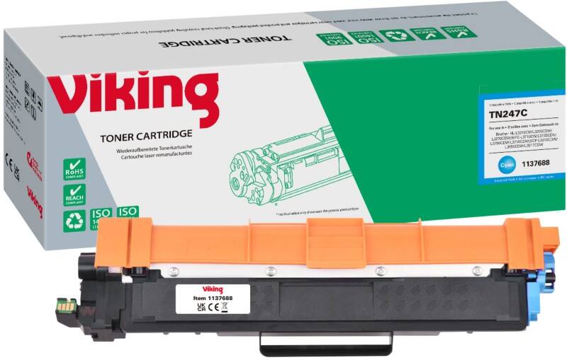 Toner Viking compatible Brother TN247C Cyan