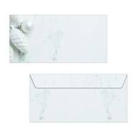 Enveloppes Sigel Papier Blanc, gris 22 x 11 cm 50 Unités