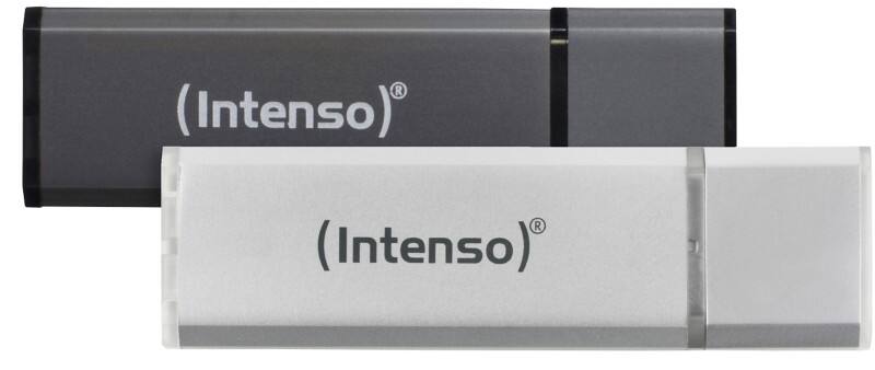 Clé USB Intenso 32 Go Anthracite, argenté 2 Unités