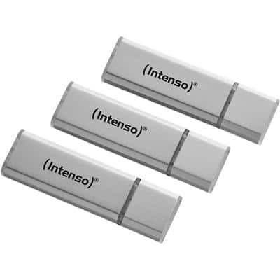 Clé USB Intenso Argenté USB 2.0 32 Go Pack de 3