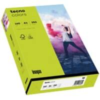 Papier couleur A4 tecno Vert 160 g/m² 250 Feuilles