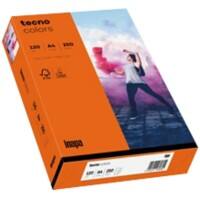 Papier couleur A4 tecno Orange 120 g/m² 250 Feuilles