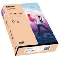 Papier couleur A4 tecno Rose 120 g/m² Mat 250 Feuilles