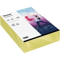 Papier couleur A5 tecno Jaune 80 g/m² 500 Feuilles