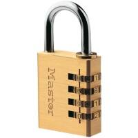 Cadenas Master Lock 604EURD 4 x 1,8 x 8,1 cm Combinaison Aluminium Doré