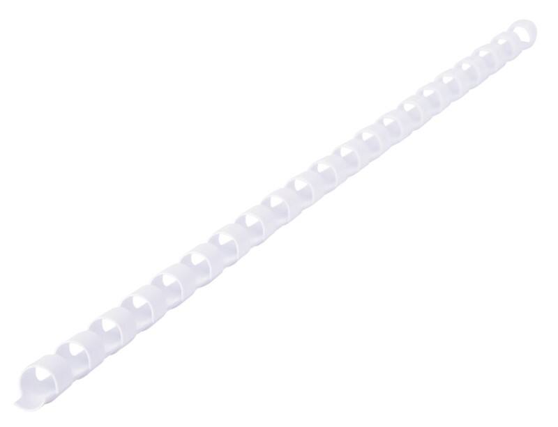 Anneaux de reliure 6 mm A4 pour 25 feuilles PVC Blanc 100 unités