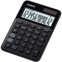 Calculatrice de bureau Casio MS-20UC-BK 12 chiffres Noir