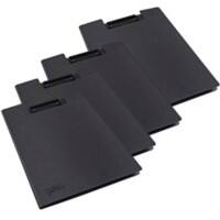 Porte-bloc à rabat Rapesco Germ-Savvy antibactérien A4 Noir 25.5 x 32.2 cm Polypropylène 4 unités