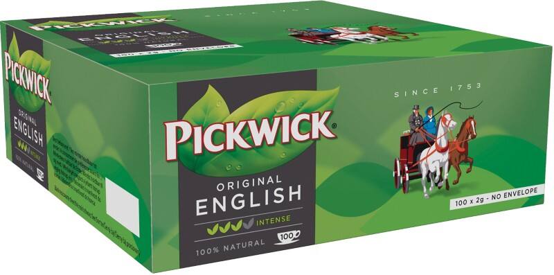 Thé Pickwick English Sachets Thé noir 100 Unités de 2 g