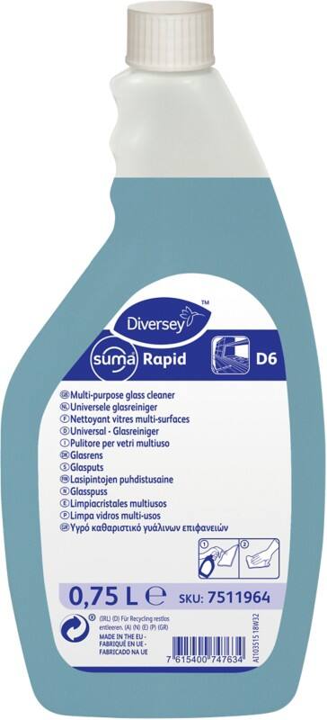 Spray nettoyant multi-surfaces Suma Rapid Liquide 750 ml