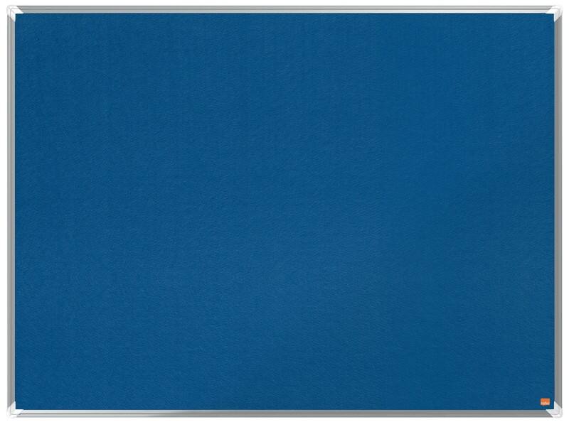 Tableau d'affichage en feutre Bleu Nobo Premium Plus 120 x 90 cm