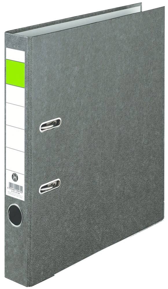 Classeur à levier Economy 50 mm 2 anneaux A4 Noir