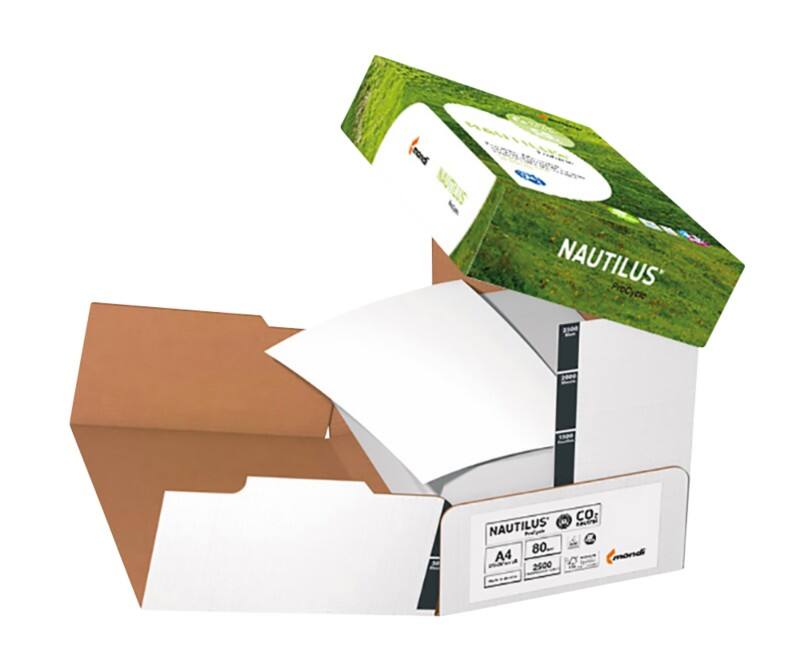 Papier imprimante Nautilus ProCycle A4 80 g/m² Lisse Blanc 2 500 Feuilles