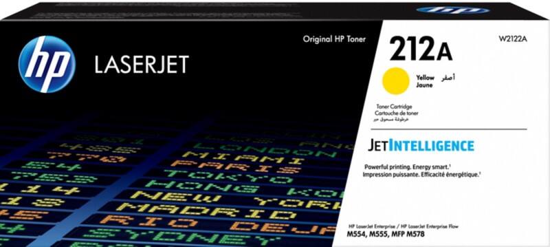 Toner HP 212A D'origine W2122A Jaune
