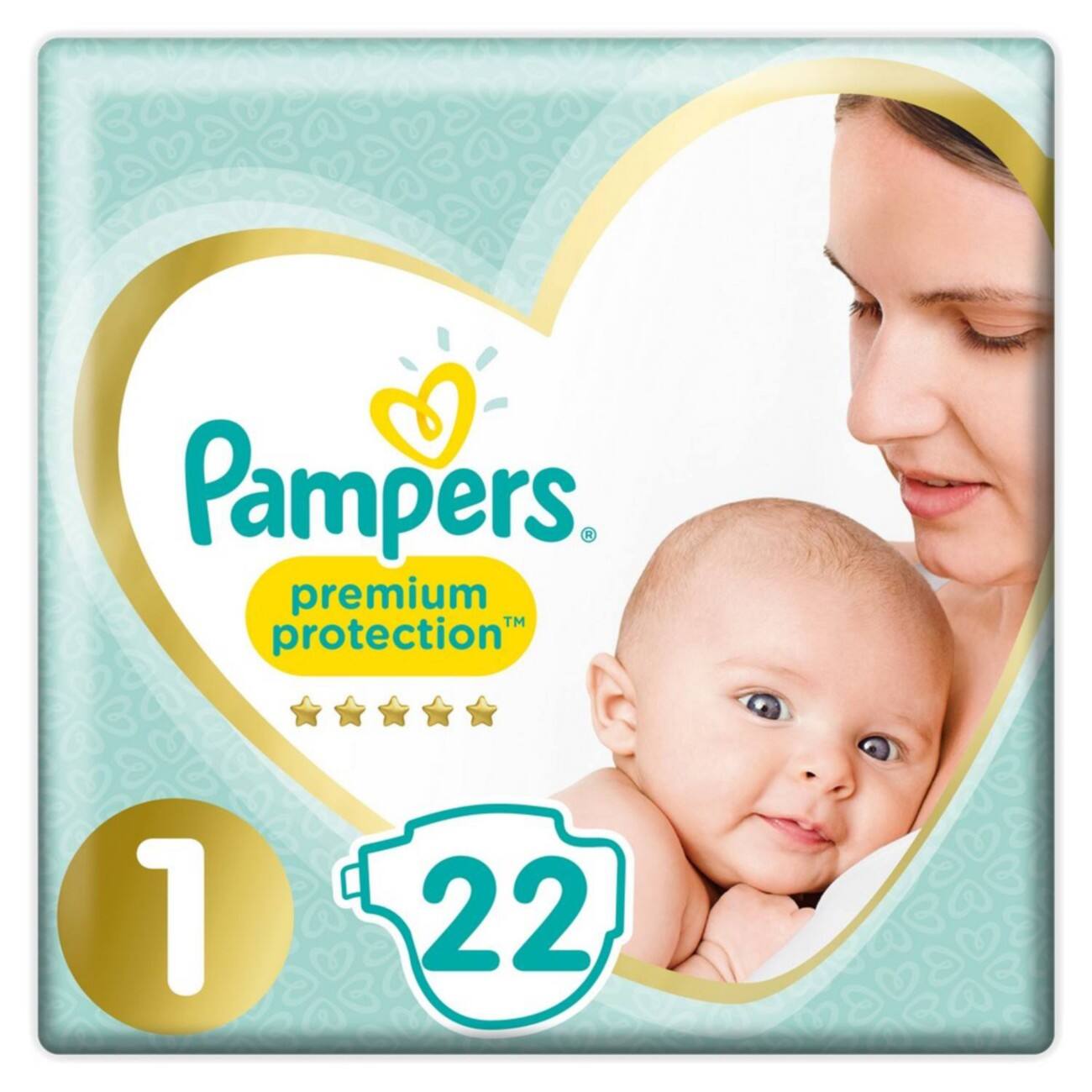 Pampers Diapers 1 22 Unités