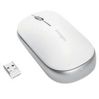 Souris sans fil ergonomique Kensington SureTrack Dual K75353WW Optique Droitier et gaucher Bluetooth/nano-récepteur USB-A Blanc