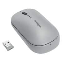 Souris sans fil ergonomique Kensington SureTrack Dual K75351WW Optique Droitier et gaucher Bluetooth/nano-récepteur USB-A Gris
