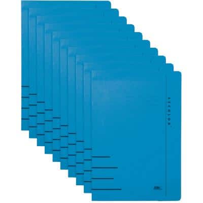 Farde à clip Djois Secolor Folio Bleu 10 unités