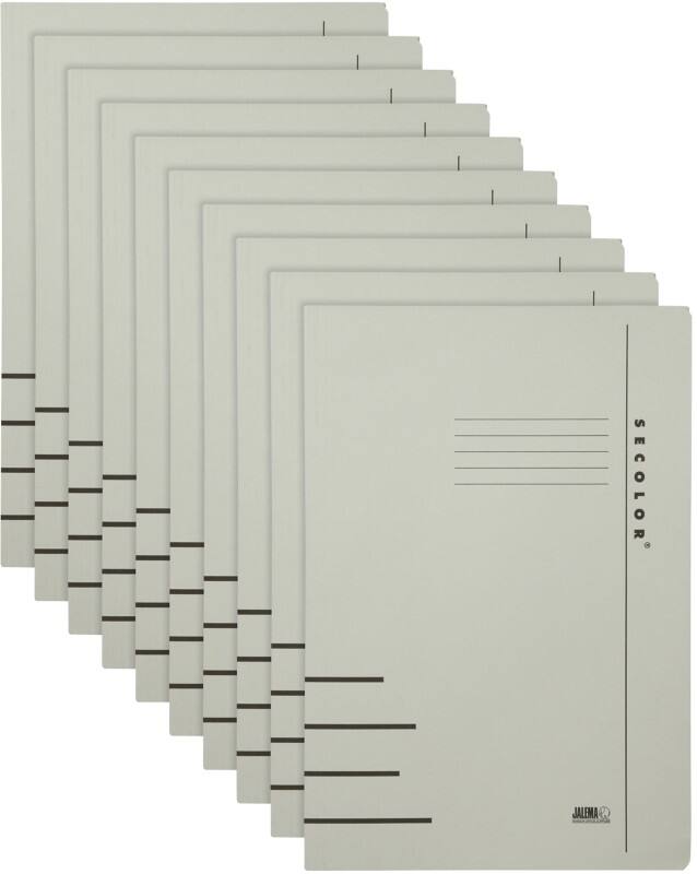 Farde à clip Djois Secolor Folio Gris 10 unités