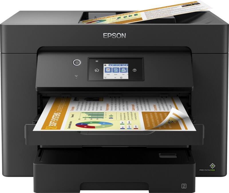 Imprimante multifonction Epson WorkForce WF-7830DTWF Couleur Jet d'encre A3 Noir