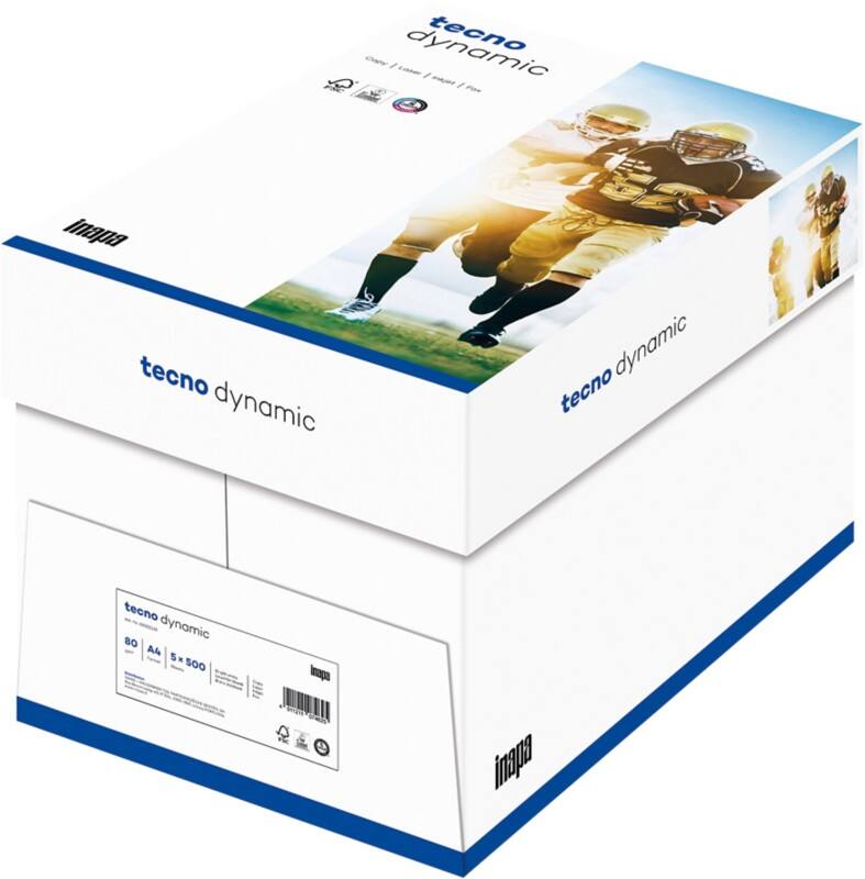 Papier imprimante Dynamic Quickbox A4 tecno Blanc 80 g/m² 2500 Feuilles
