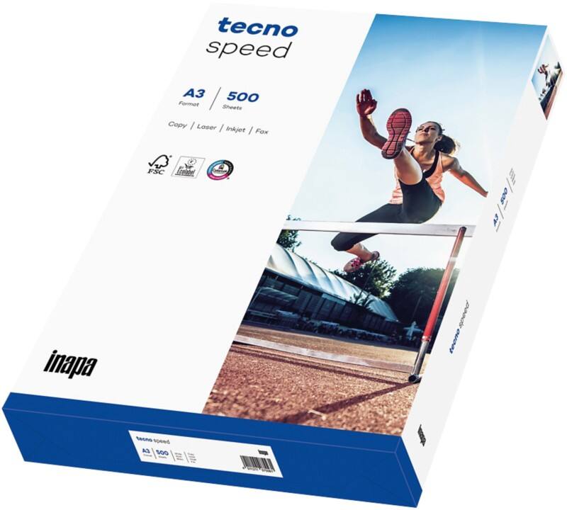 Papier imprimante Speed A3 tecno Blanc 80 g/m² 500 Feuilles