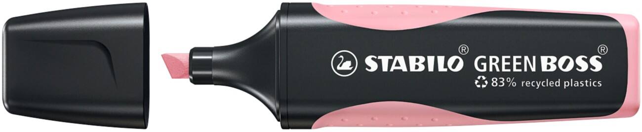 Surligneur STABILO Green Boss Rose pastel