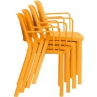 Chaise empilable Mayer Sitzmöbel MyNUKE 2051 _62 4 pieds PP (Polypropylène) Orange 4 unités