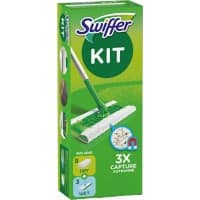 Lingettes pour sols Swiffer Kit de démarrage Blanc 38,3 (l) x 8,1 (p) x 31,9 (h) cm PG136