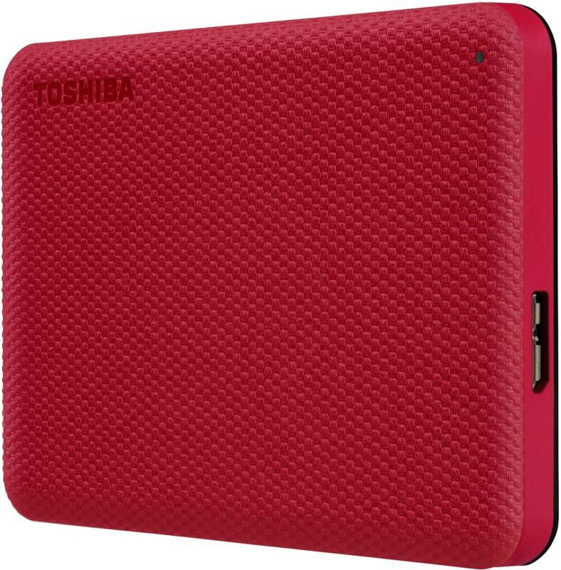 HDD externe Toshiba 2 To Canvio Advance USB-A 3.2 Rouge