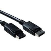 Câbles DisplayPort ACT 3 M mâle-mâle, broche d'alimentation 20 connectée.