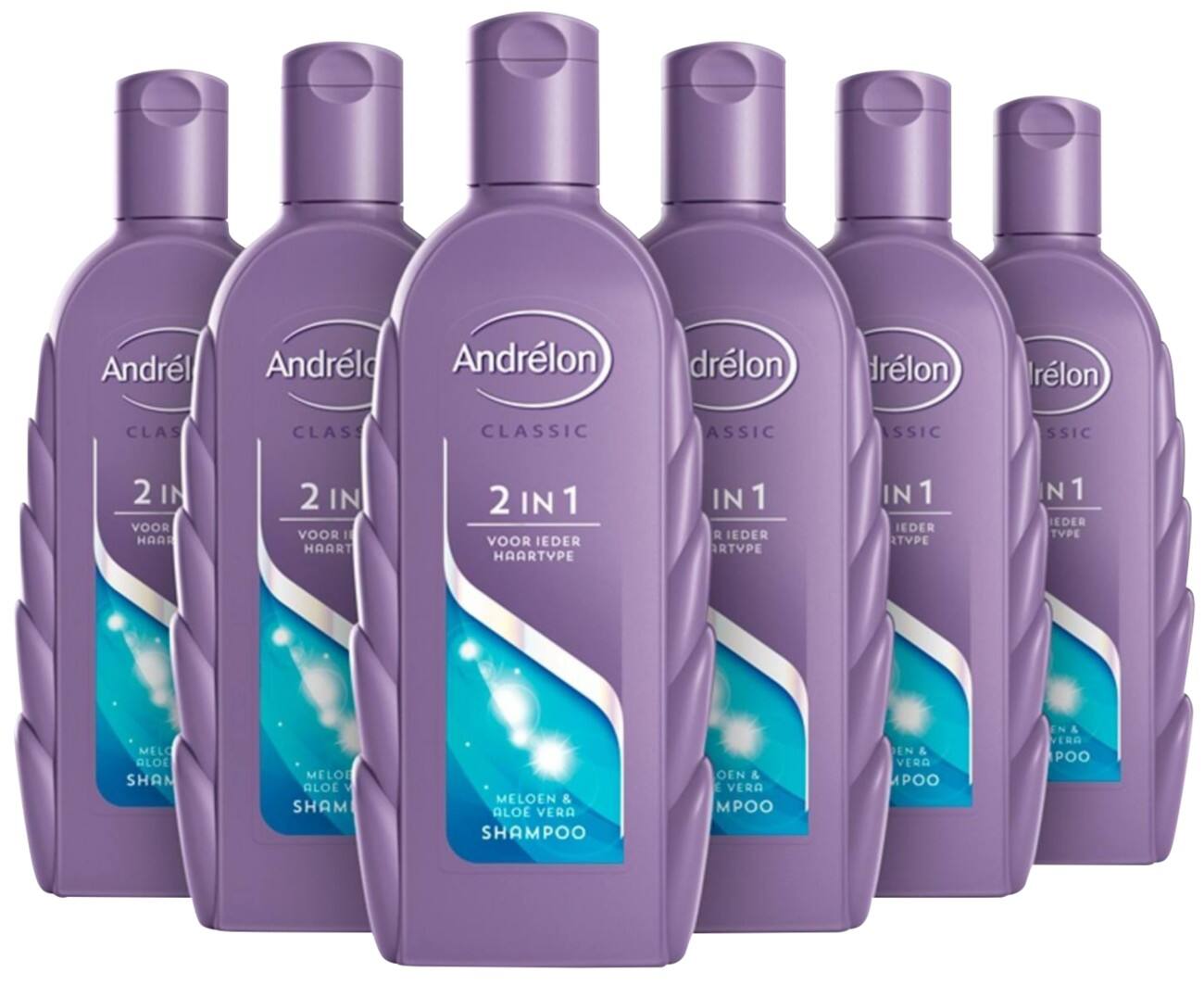 Shampooing 2-en-1 Andrélon Tous types de cheveux 300 ml