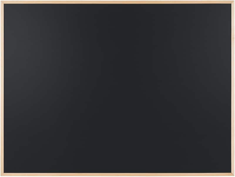 Tableau noir Bi-Office Basic 120 (L) x 1,4 (P) x 90 (H) cm Noir