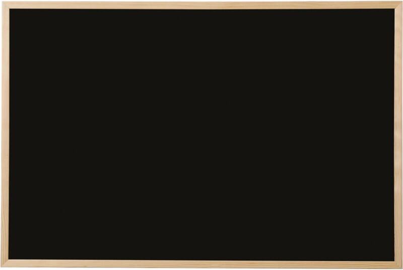 Tableau noir Bi-Office Basic 60 x 1,4 x 45 cm (l x p x h) Noir