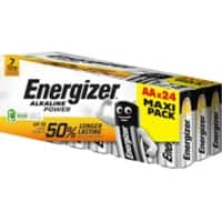 Piles Energizer Alkaline Power LR6 AA LR6 2700 mAh Alcaline 1.5 V 24 24 Unités 