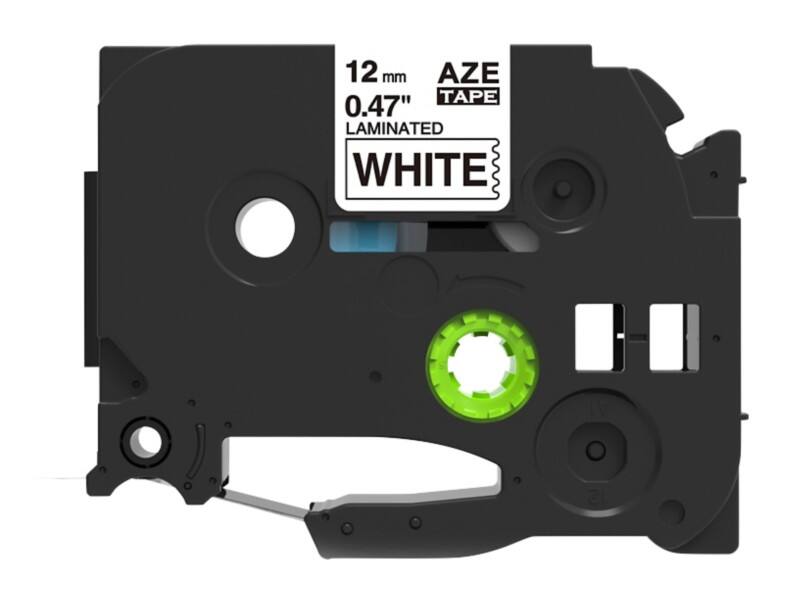 Ruban d’étiquettes Rillstab TZe-231 Brother Compatibles, autocollantes Noir sur blanc 12 mm x 8 m