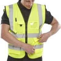 Gilet haute visibilité B Seen Executive Polyester L Jaune