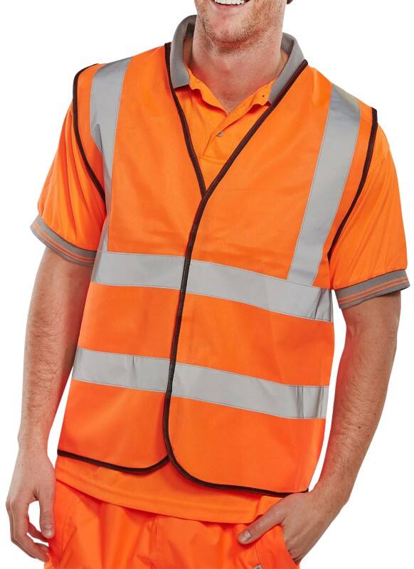 Gilet haute visibilité B Seen Hi-Vis Small (S) Orange