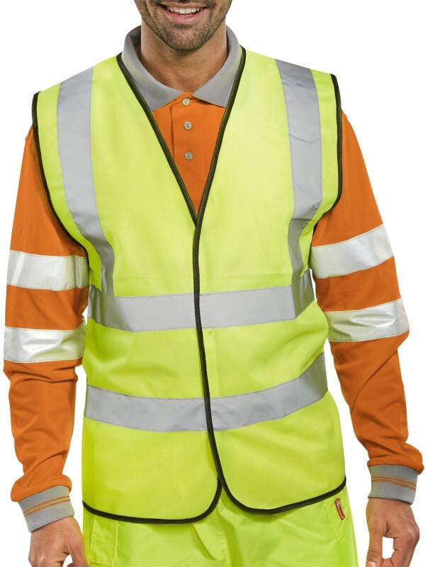 Gilet haute visibilité B Seen Hi-Vis Medium (M) Jaune