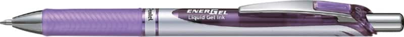 Stylo roller gel Pentel EnerGel BL77-VO Rétractable Violet 0,4 mm Moyen Conique Rechargeable